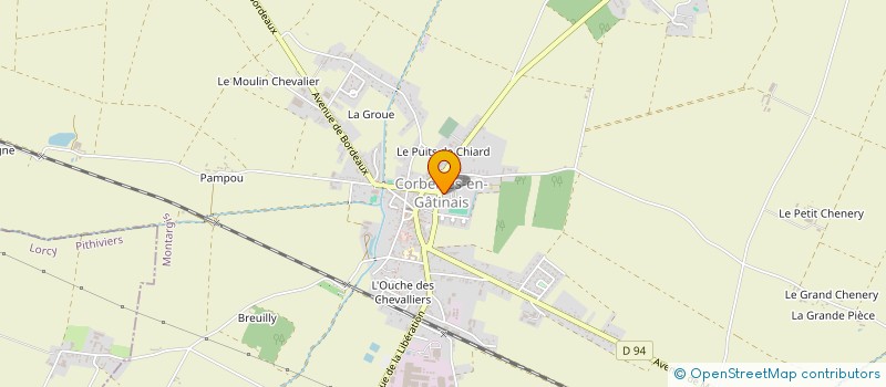 localisation de l'entreprise CENTRE SECOURS DE CORBEILLES ET REGION  CORBEILLES
