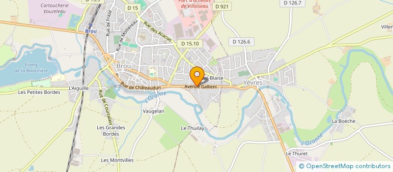 localisation de l'entreprise CENTRE SECOURS INCENDIE à BROU