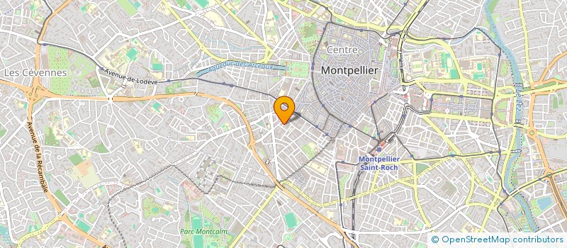 localisation de l'entreprise CENTRE SECURITE à MONTPELLIER