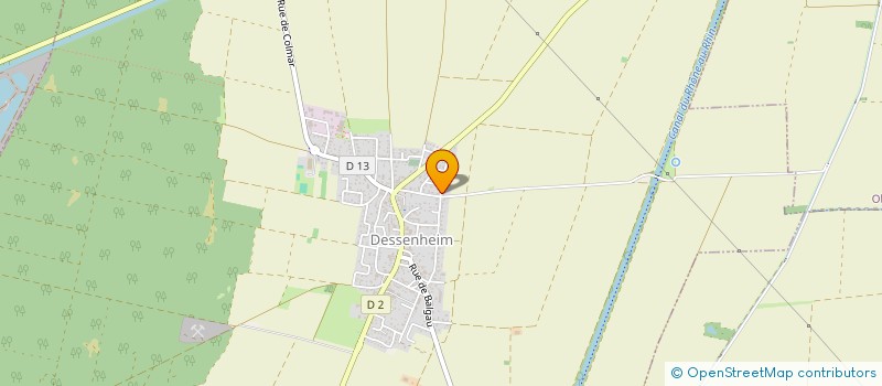 localisation de l'entreprise CENTRE SECURITE AUTO RHIN  NEUF-BRISACH