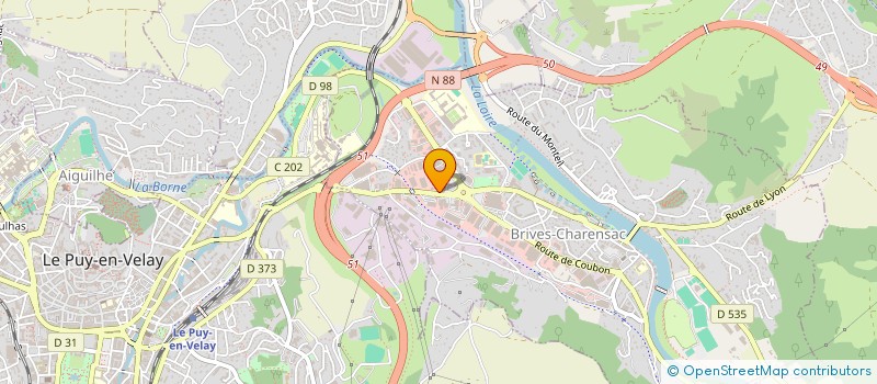 localisation de l'entreprise CENTRE SECURITE CONTROLE AUTO à BRIVES-CHARENSAC