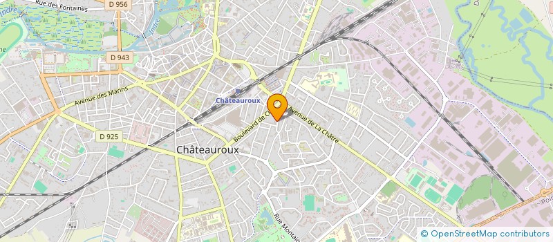 localisation de l'entreprise CENTRE SECURITE CONTROLE AUTOMOBILE 36 à CHATEAUROUX