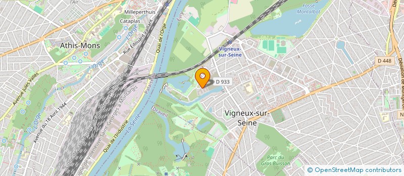 localisation de l'entreprise CENTRE SECURITE FORMATION  VIGNEUX-SUR-SEINE