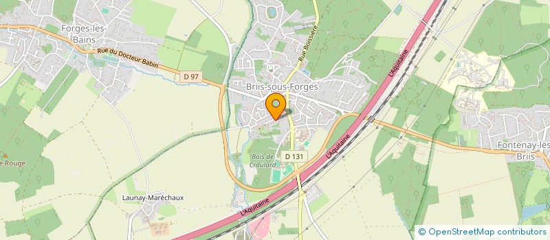 localisation de l'entreprise CENTRE SECURITE SERVICE à BRIIS-SOUS-FORGES