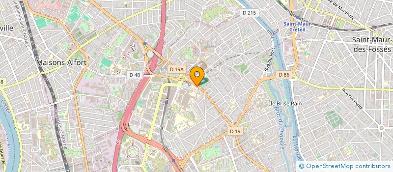 localisation de l'entreprise CENTRE SEIN HENRI MONDOR  CRETEIL