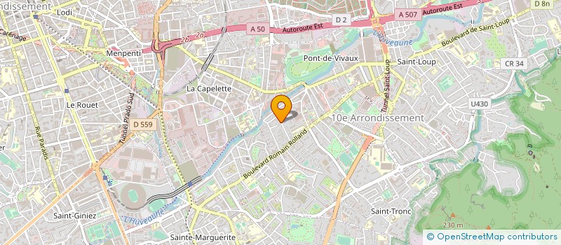 localisation de l'entreprise CENTRE SERAPIS  MARSEILLE