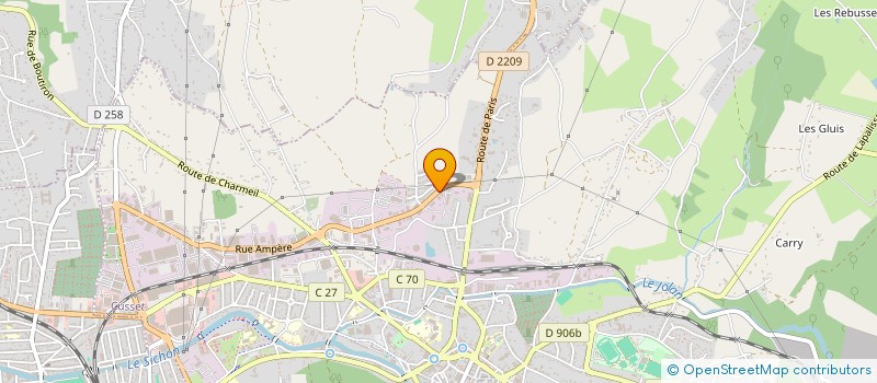 localisation de l'entreprise CENTRE SERVICE DEPANNAGE à CUSSET
