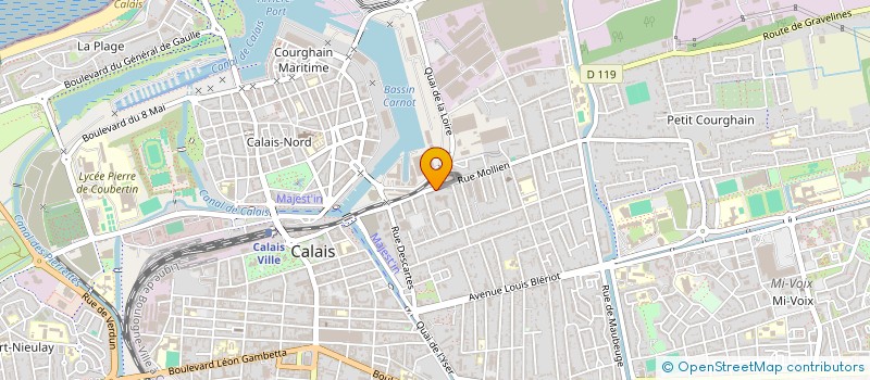 localisation de l'entreprise CENTRE SERVICE VO à CALAIS