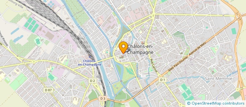 localisation de l'entreprise CENTRE SERVICES CHALONS EN CHAMPAGNE  CHALONS-EN-CHAMPAGNE