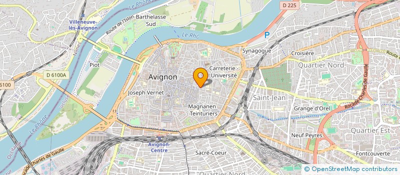 localisation de l'entreprise CENTRE SIDERURGIQUE DU VALENCIENNOIS  AVIGNON