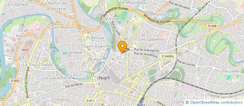 localisation de l'entreprise CENTRE SIVANANDA DE YOGA VEDENTA  NIORT