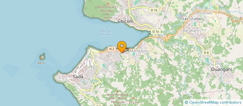 localisation de l'entreprise CENTRE SOCIAL à SADA