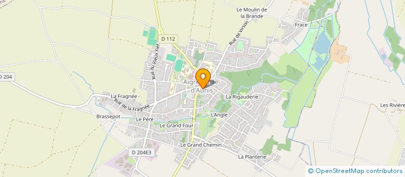 localisation de l'entreprise CENTRE SOCIAL à AIGREFEUILLE-D'AUNIS