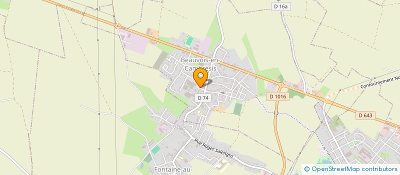localisation de l'entreprise CENTRE SOCIAL BEAUVOIS EN CAMBRESIS à BEAUVOIS-EN-CAMBRESIS