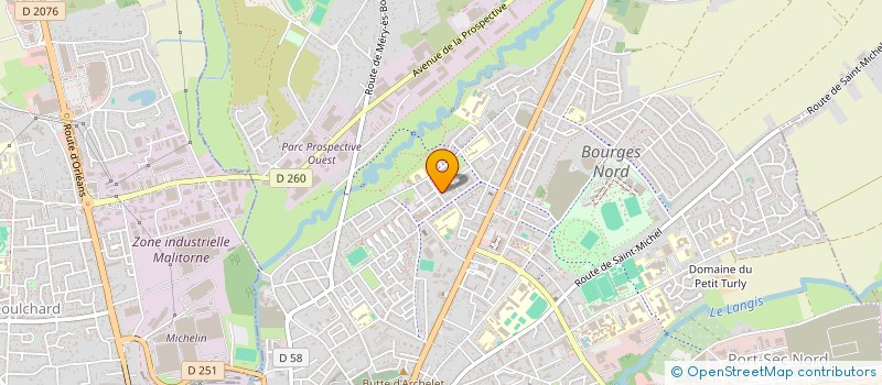 localisation de l'entreprise CENTRE SOCIAL C A F à BOURGES