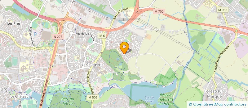 localisation de l'entreprise CENTRE SOCIAL COCTEAU à VILLENEUVE-D'ASCQ