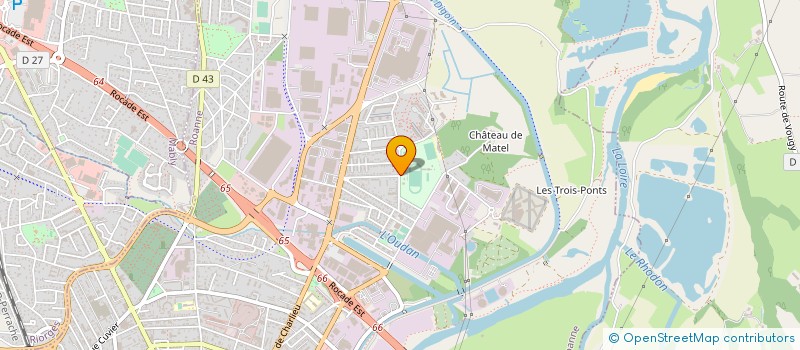 localisation de l'entreprise CENTRE SOCIAL CONDORCET à ROANNE