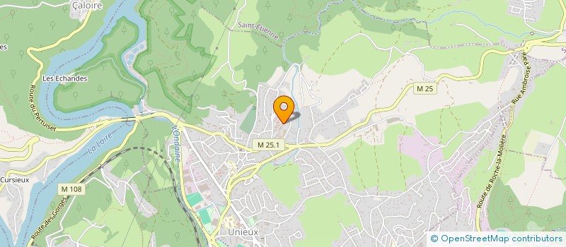 localisation de l'entreprise CENTRE SOCIAL D UNIEUX à UNIEUX