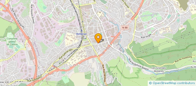 localisation de l'entreprise CENTRE SOCIAL DE LA RIVIERE à SAINT-ETIENNE