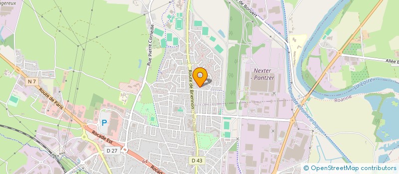 localisation de l'entreprise CENTRE SOCIAL DE MABLY à MABLY