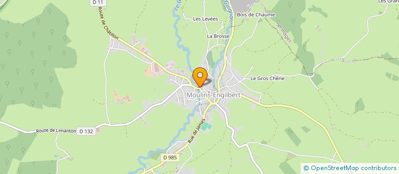 localisation de l'entreprise CENTRE SOCIAL DE MOULINS-ENGILBERT ET DE SES ENVIRONS à MOULINS-ENGILBERT