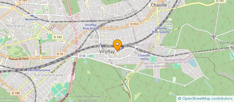 localisation de l'entreprise CENTRE SOCIAL DE VIROFLAY à VIROFLAY