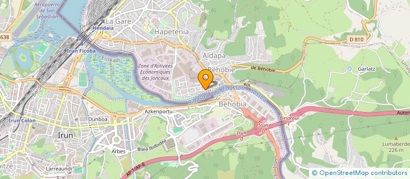 localisation de l'entreprise CENTRE SOCIAL DENENTZAT à HENDAYE