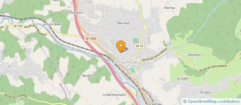localisation de l'entreprise CENTRE SOCIAL ET CULTUREL à LA FOUILLOUSE