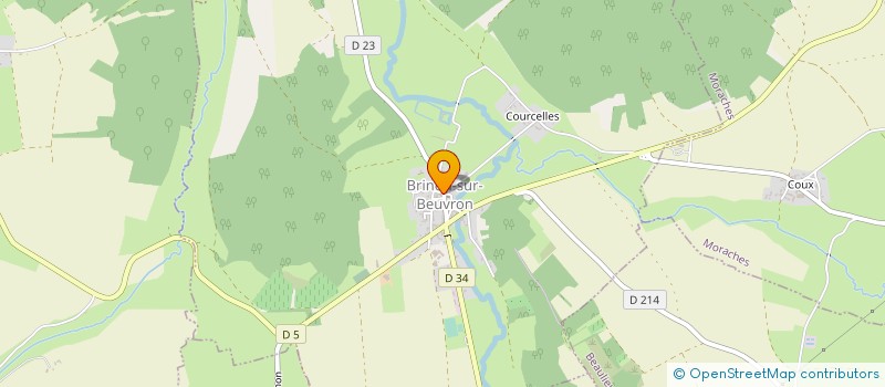 localisation de l'entreprise CENTRE SOCIAL ET CULTUREL DU BEUVRON à BRINON-SUR-BEUVRON