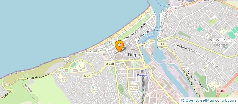 localisation de l'entreprise CENTRE SOCIAL ET CULTUREL L ARCHIPEL à DIEPPE
