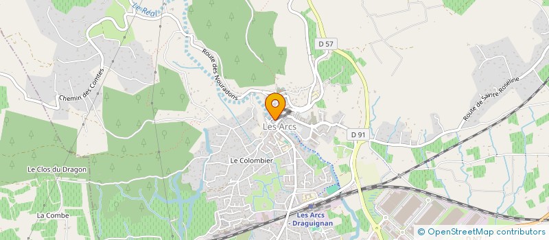 localisation de l'entreprise CENTRE SOCIAL ET CULTUREL NADSAO à LES ARCS