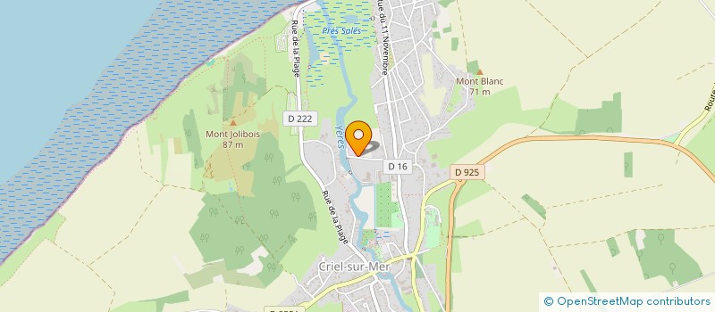 localisation de l'entreprise CENTRE SOCIAL NEPTUNE  CRIEL-SUR-MER