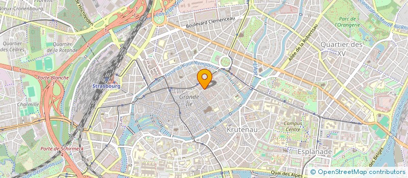localisation de l'entreprise CENTRE SOCIAL PROTESTANT à STRASBOURG