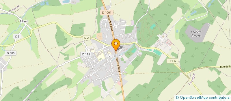 localisation de l'entreprise CENTRE SOCIAL RURAL DU PAYS DE THELLE  NOAILLES