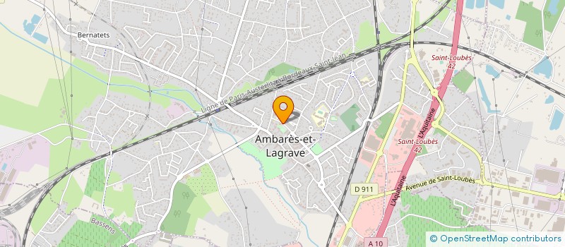 localisation de l'entreprise CENTRE SOCIO CULTUREL à AMBARES-ET-LAGRAVE