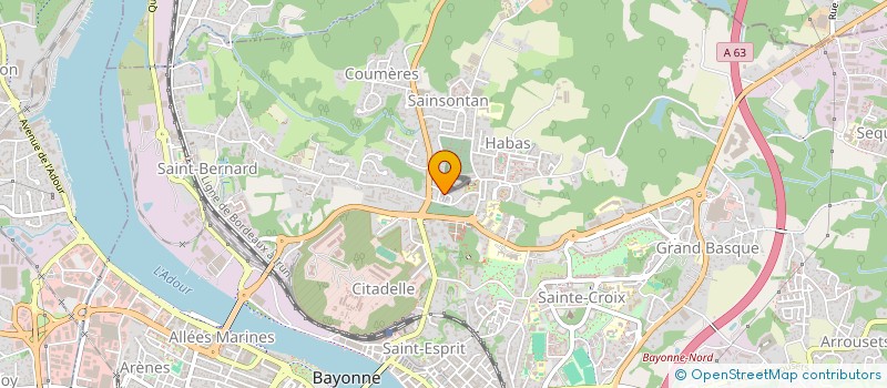 localisation de l'entreprise CENTRE SOCIO-CULTUREL DE LA COMMUNAUTE GITANE DE LA COTE BASQUE à BAYONNE