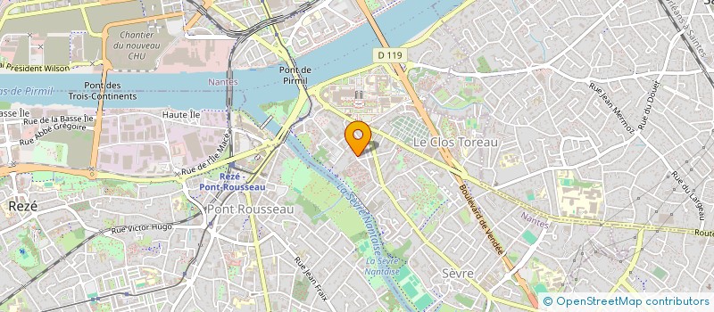 localisation de l'entreprise CENTRE SOCIO-CULTUREL DES SOURDS à NANTES