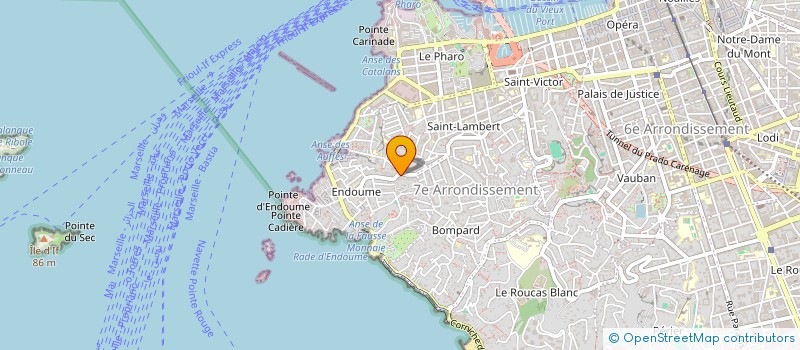 localisation de l'entreprise CENTRE SOCIO CULTUREL ENDOUME à MARSEILLE