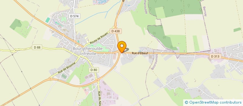 localisation de l'entreprise CENTRE SOCIO CULTUREL GILBERT MARTIN  GRAND BOURGTHEROULDE