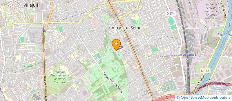 localisation de l'entreprise CENTRE SOCIO-CULTUREL IVOIRIEN AKWABA(CSCIA) à VITRY-SUR-SEINE