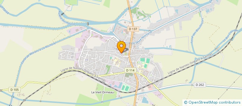 localisation de l'entreprise CENTRE SOCIO CULTUREL LES PICTONS à MARANS