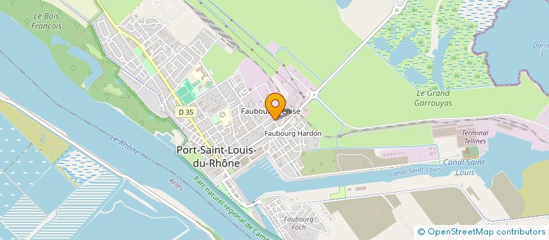 localisation de l'entreprise CENTRE SOCIO CULTUREL ROBERT MATHIEU à PORT-SAINT-LOUIS