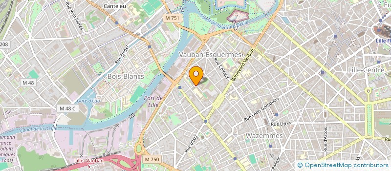 localisation de l'entreprise CENTRE SOCIOCULTUREL SIMONE VEIL  LILLE