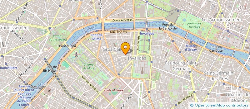 localisation de l'entreprise CENTRE SOCIOLOGIE ORGANISATION  PARIS