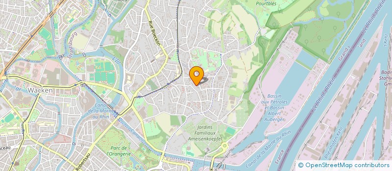 localisation de l'entreprise CENTRE SOINS INFIRMIERS DE LA ROBERTSAU à STRASBOURG