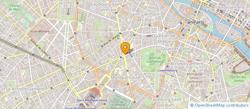 localisation de l'entreprise CENTRE SOPHROLOGIE PARIS  PARIS