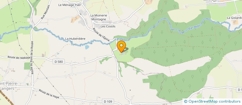 localisation de l'entreprise CENTRE SPIRITUEL ET CULTUREL DE L ABBAYE DE LA LUCERNE  LA LUCERNE-D'OUTREMER