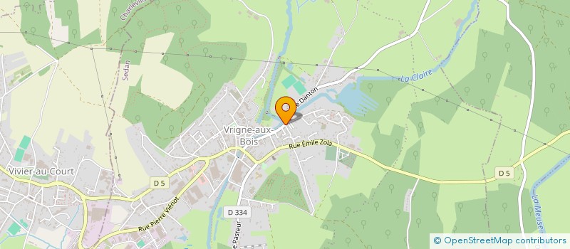 localisation de l'entreprise CENTRE SPORTIF ARTISTIQUE ET CULTUREL DE VRIGNE AUX BOIS  VRIGNE AUX BOIS