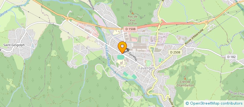 localisation de l'entreprise CENTRE SPORTIF DES PRES DE L'ENFER  DOUSSARD