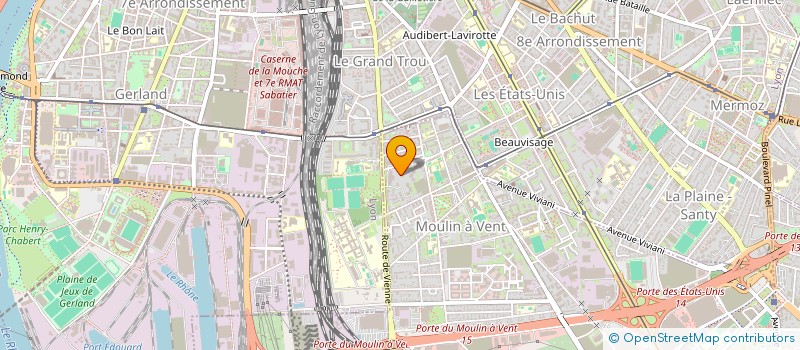 localisation de l'entreprise CENTRE SUMMERLAND  VENISSIEUX